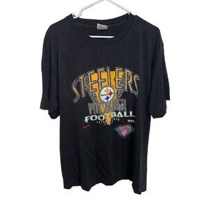 Vintage Single Stitch 1994 NFL Pittsburgh Steelers Graphic short sleeve t-shirt